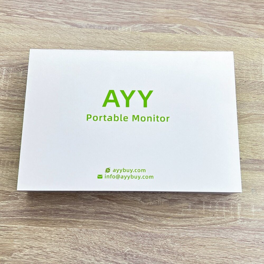 AYY 15.8" 1080P Portable Monitor for Laptop, MacBook, Phones, Tablets, Gaming